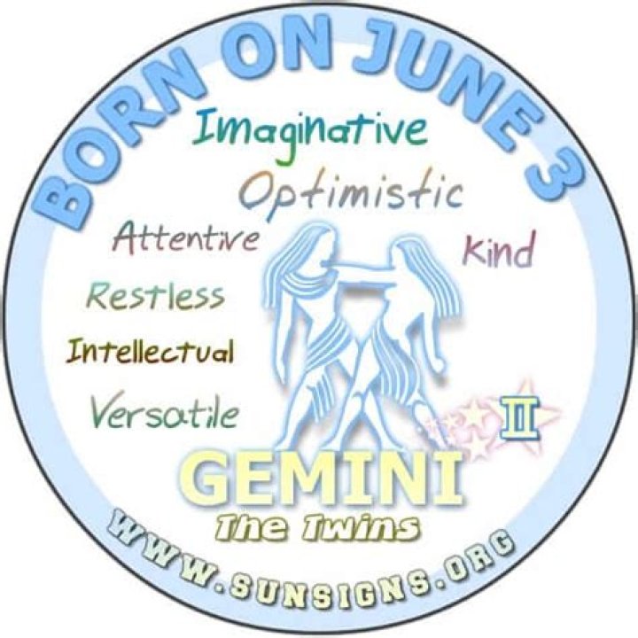 3 june birthday gemini