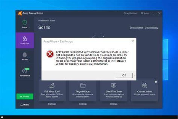 5 ways to fix Avastui.exe application error