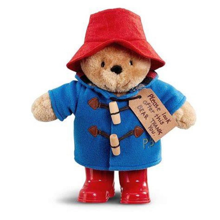 A Paddington Bear toy is placed among floral tributes at the Sandringham Estate, following the death of Britain's Queen Elizabeth, in eastern England, Britain, September 13, 2022.