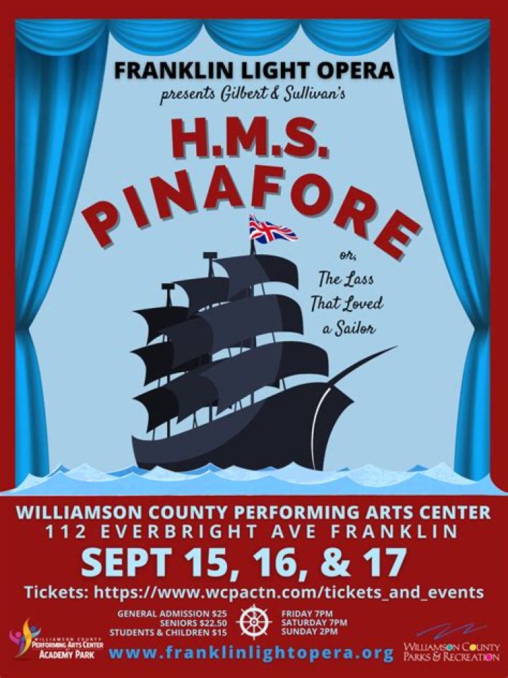An early H.M.S. PINAFORE playbill