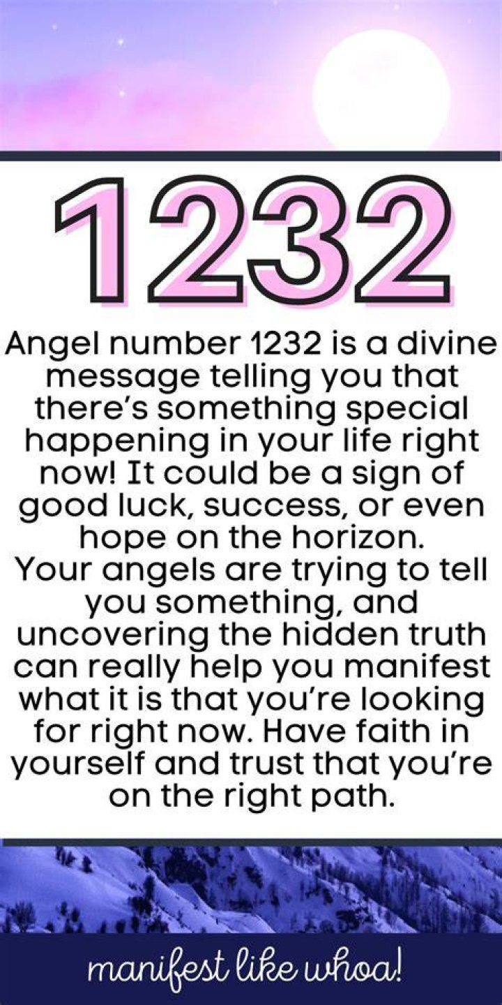 angel number 1232