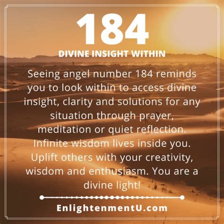 angel number 184