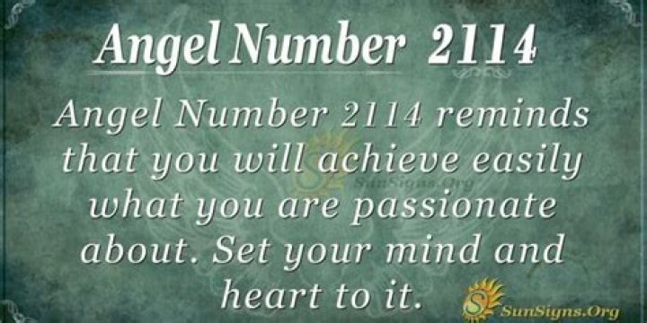 Angel Number 2114