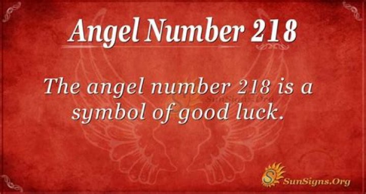 angel number 218