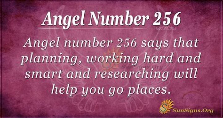 Angel Number 256