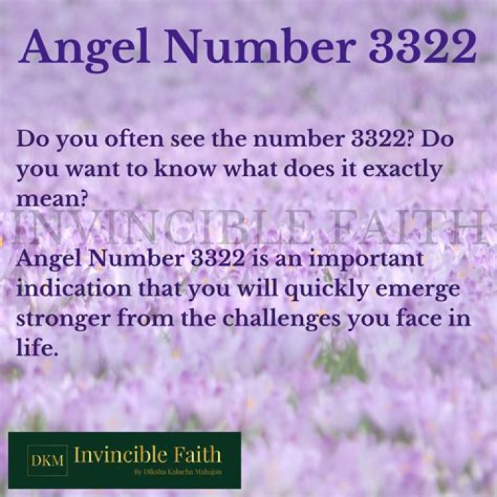 angel number 3322