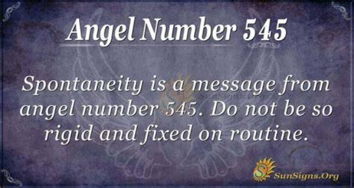 Angel Number 545