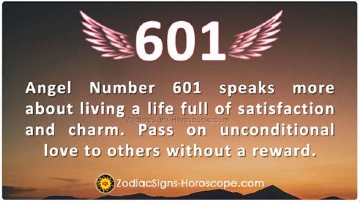 angel number 601
