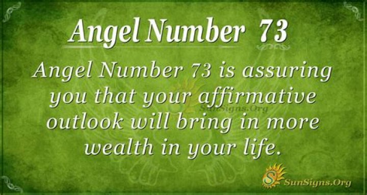 Angel Number 73