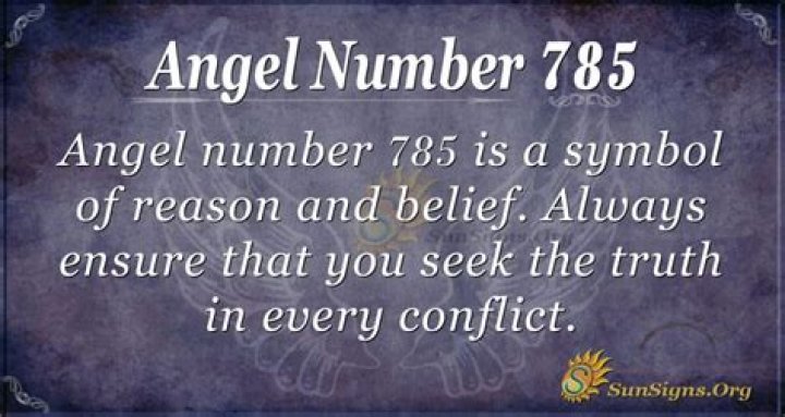 Angel Number 785