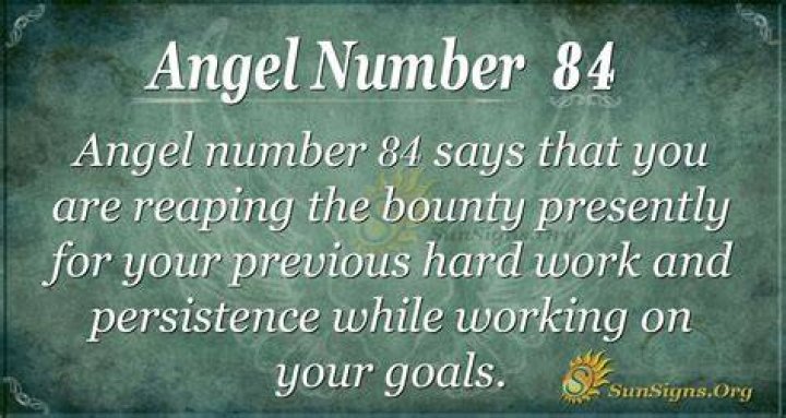 Angel Number 84