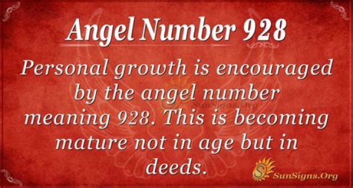 angel number 928