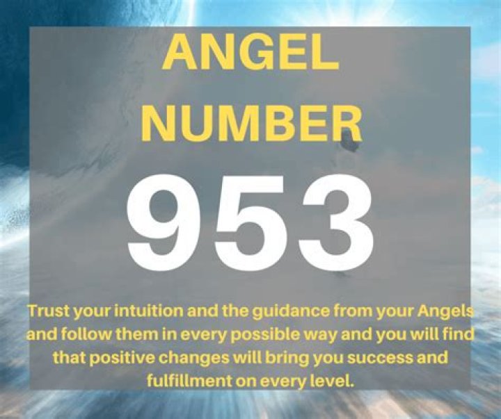 angel number 953