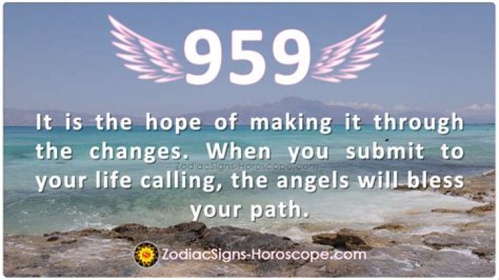 angel number 959