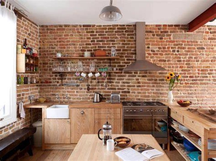 Brick wall kitchen designs Brick wall kitchen designs