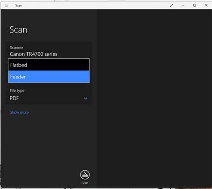 Canon printer won't scan in Windows 10