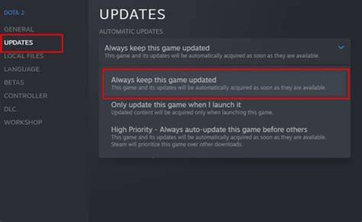 Check if he game update button in ginshen impact game settings is active or greyed out