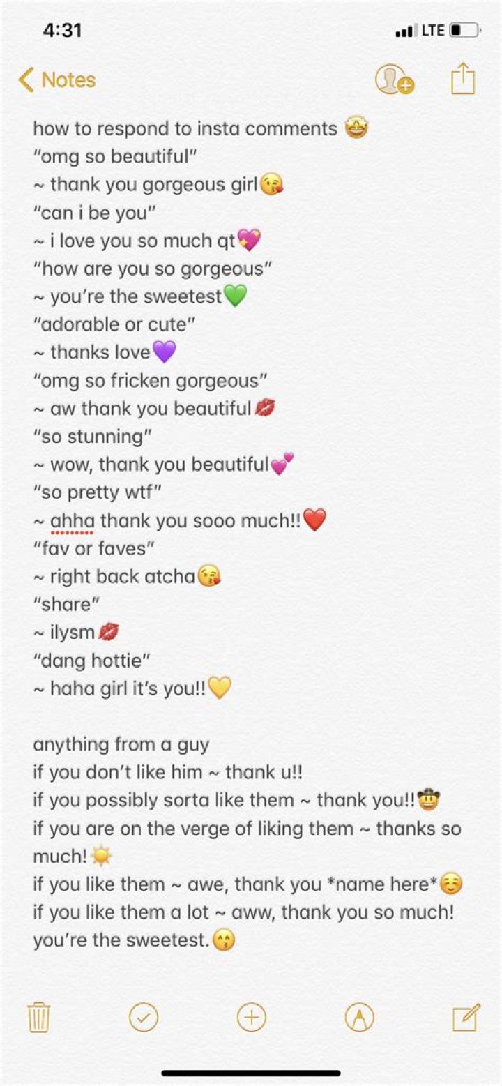 Cute Instagram comments Cute Instagram comments