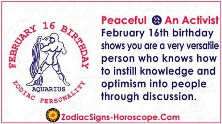 february 16 birthday