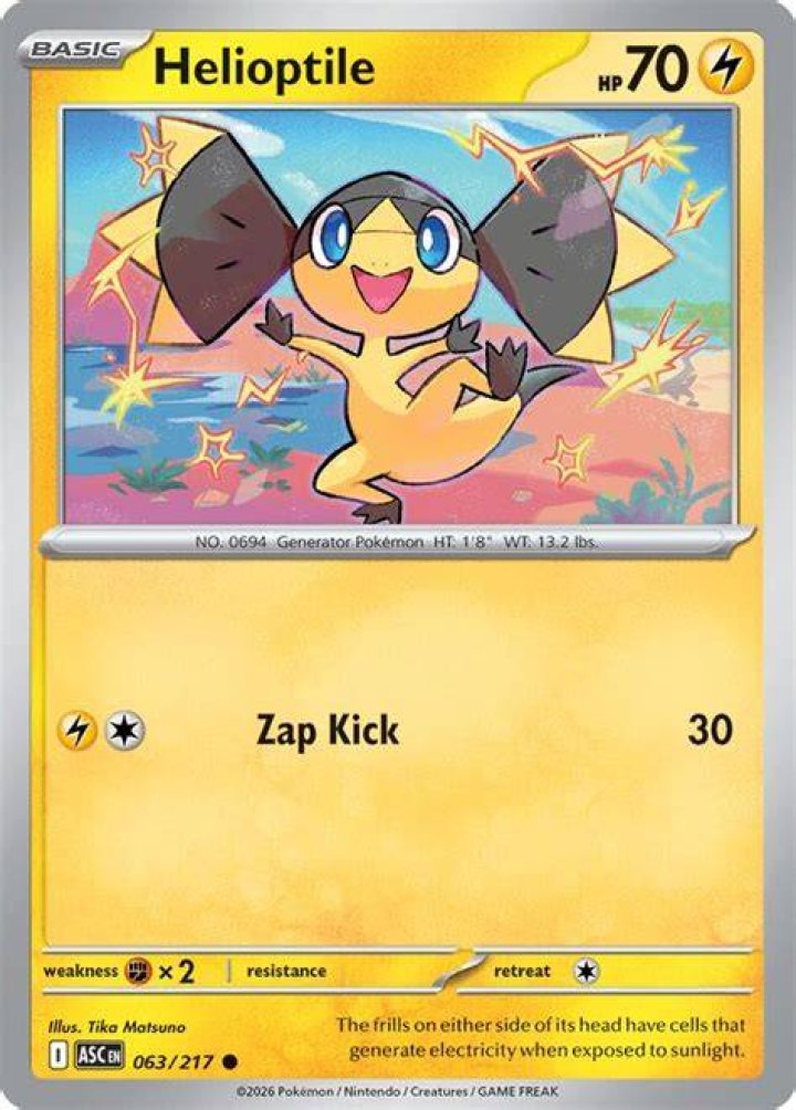 Helioptile (TCG) - Bulbapedia, the community-driven Pokémon encyclopedia