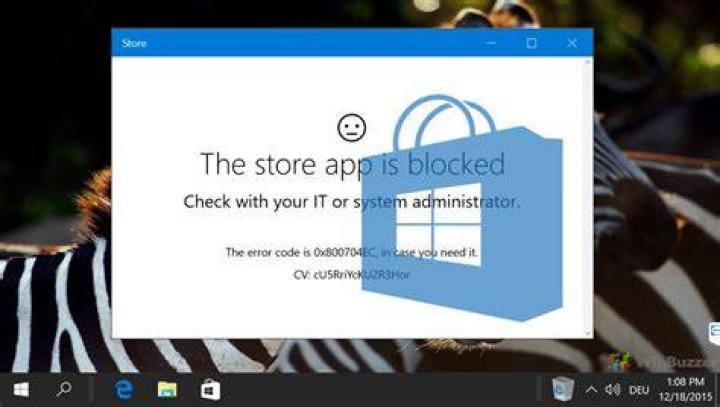 How to unblock Microsoft Store in Windows 10