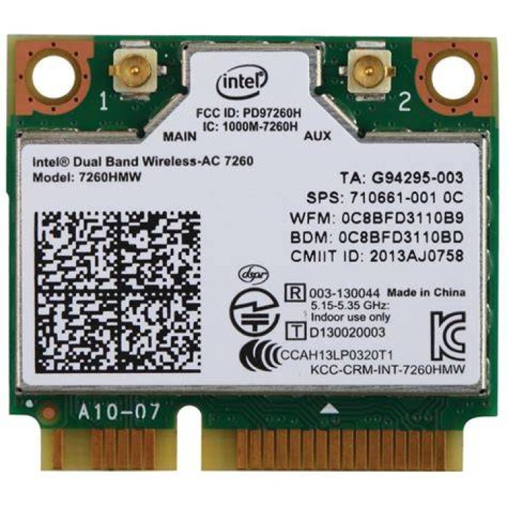 intel wireless 7260 AC driver issues