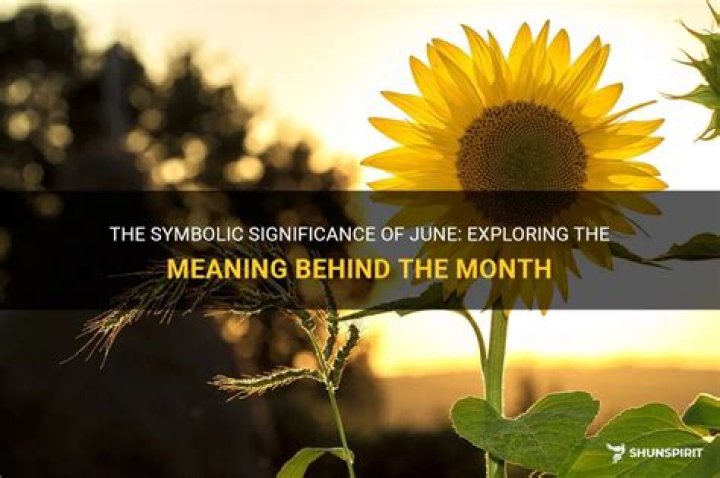 June symbolism