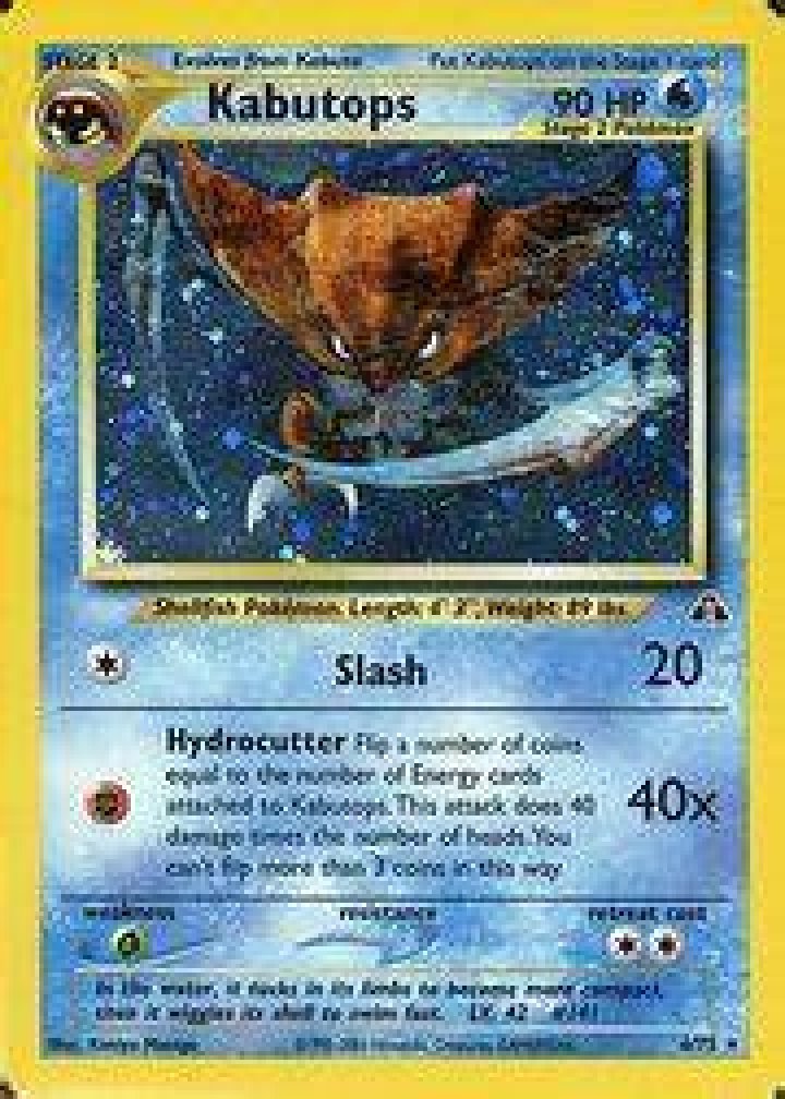 Kabutops (Neo Discovery 6) - Bulbapedia, the community-driven Pokémon encyclopedia