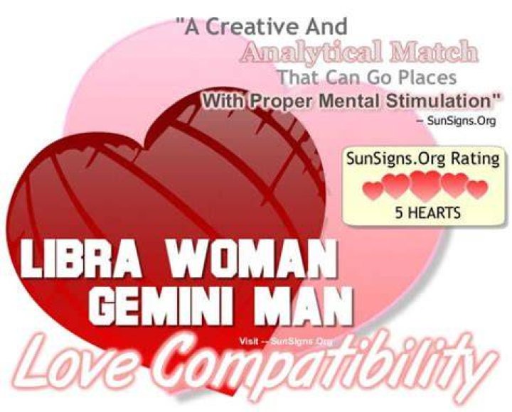 Libra Woman Gemini Man - A Creative Analytical Match
