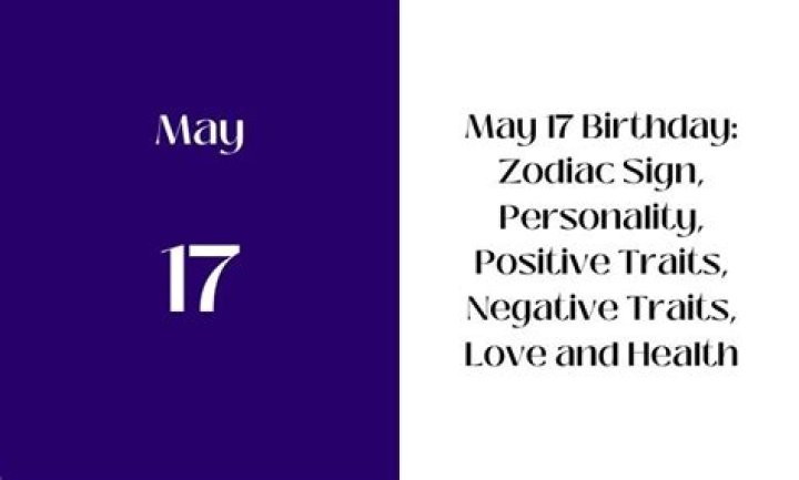 may 17 birthday