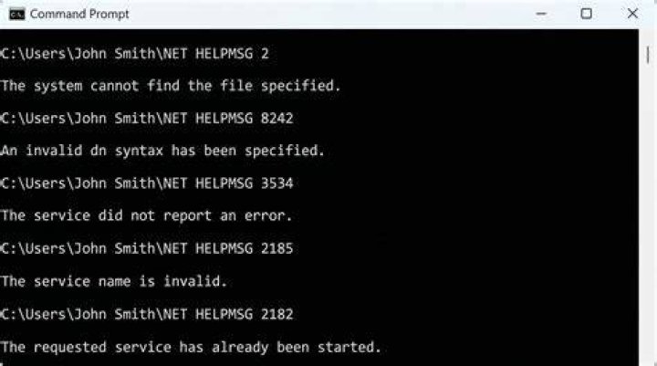 The net map command net map command System Error 67