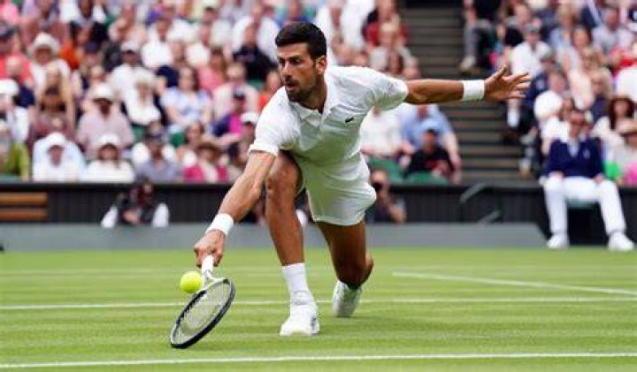 Novak Djokovic on the move
