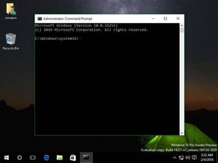open elevated command prompt by pressing Ctrl + Shift + Enter together