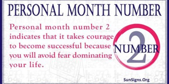 Personal Month Number 2