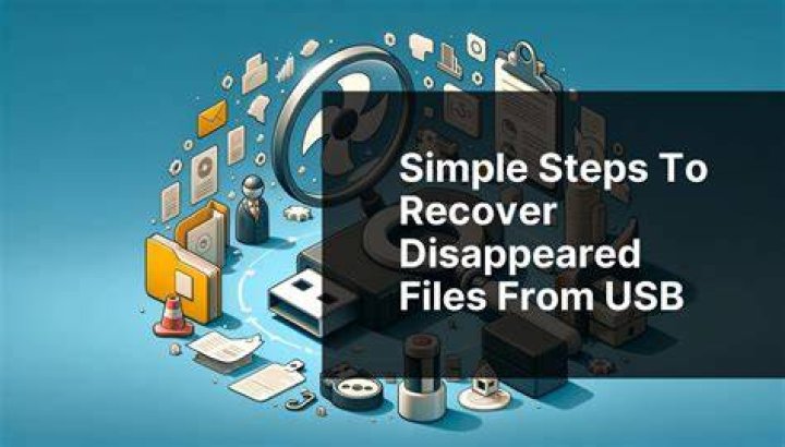 recover files disappeared from usb