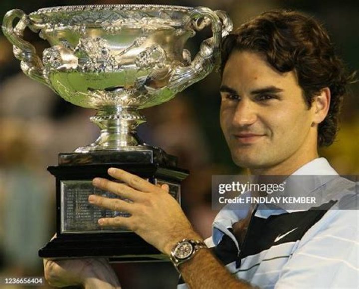 Roger Federer Australian Open trophy