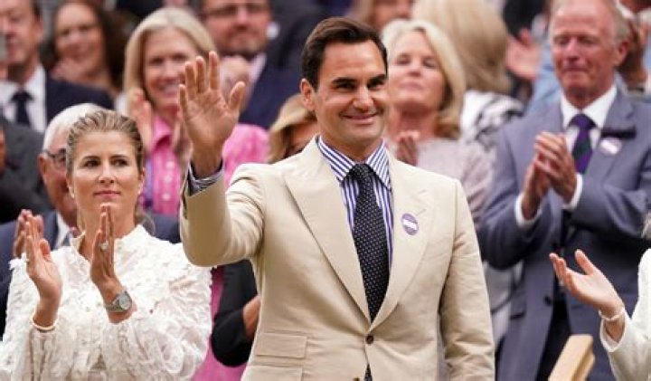 Roger Federer Wimbledon ceremony
