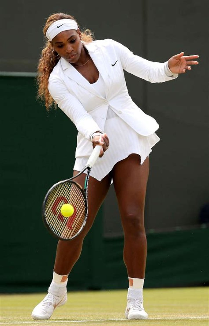 Serena Williams in full flow