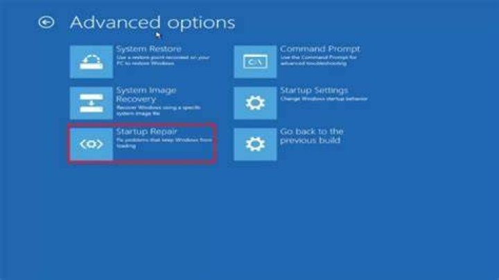 startup repair reboot and select proper boot device