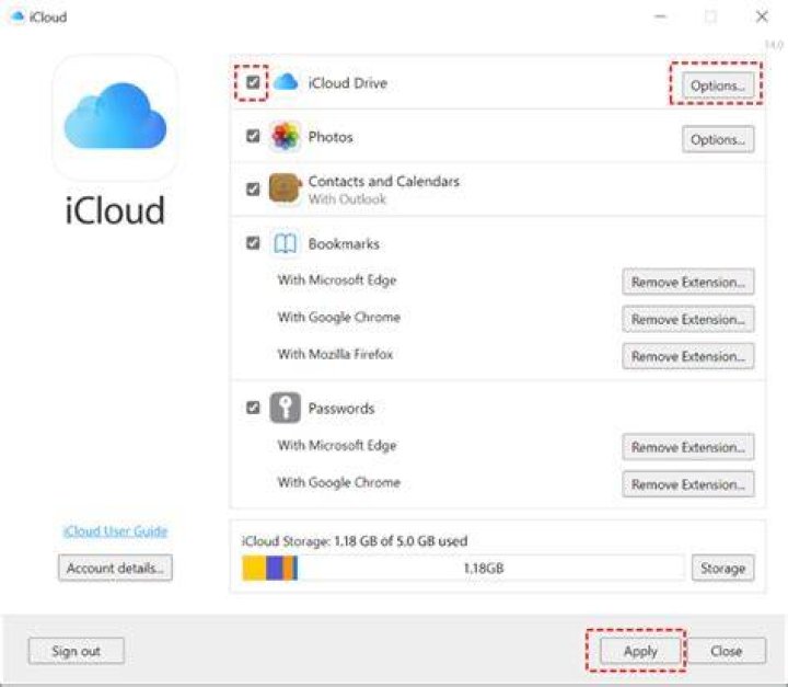 sync iCloud Yahoo QQ Windows 10 Mail