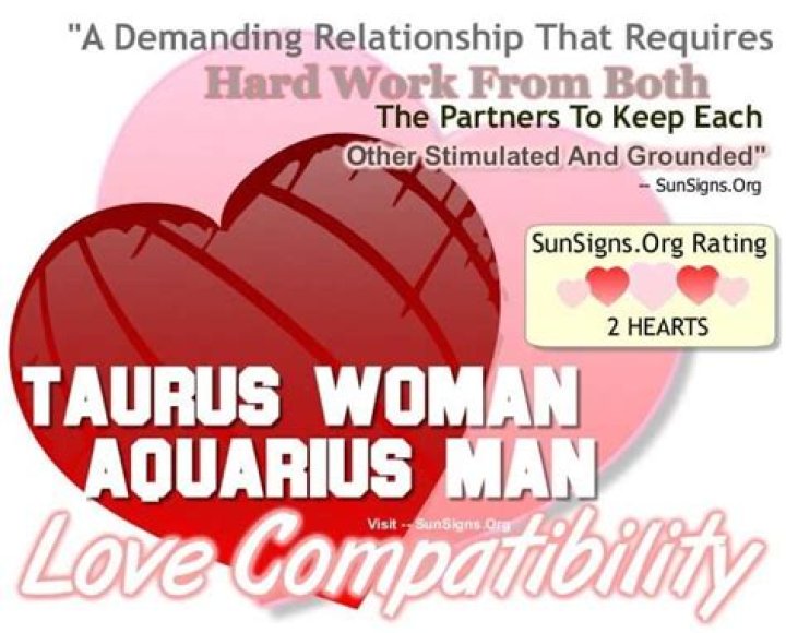 taurus woman aquarius man taurus woman aquarius man. A Demanding Relationship That Requires Hard Work From Both The Partners To Keep Each Other Stimulated And Grounded