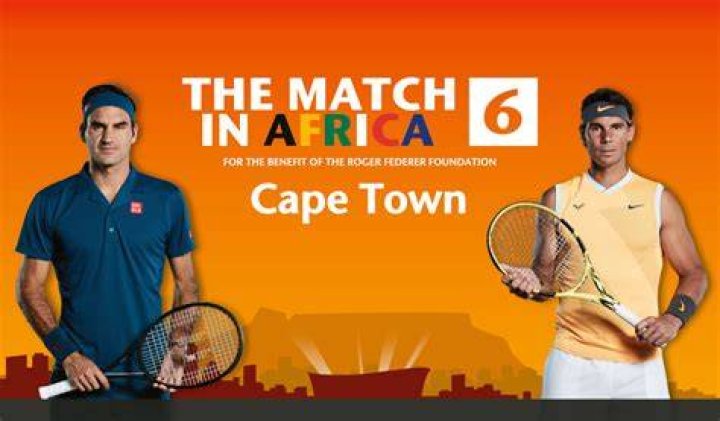 The Match in Africa Cape Town Roger Federer and Rafael Nadal