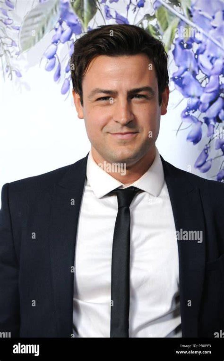 Tyler Hynes attends the 2018 Hallmark Channel Summer TCA (L). Tyler attends Christmas Con 2022 (R)