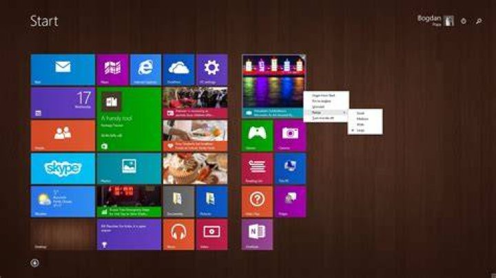 windows 8.1 live tiles settings