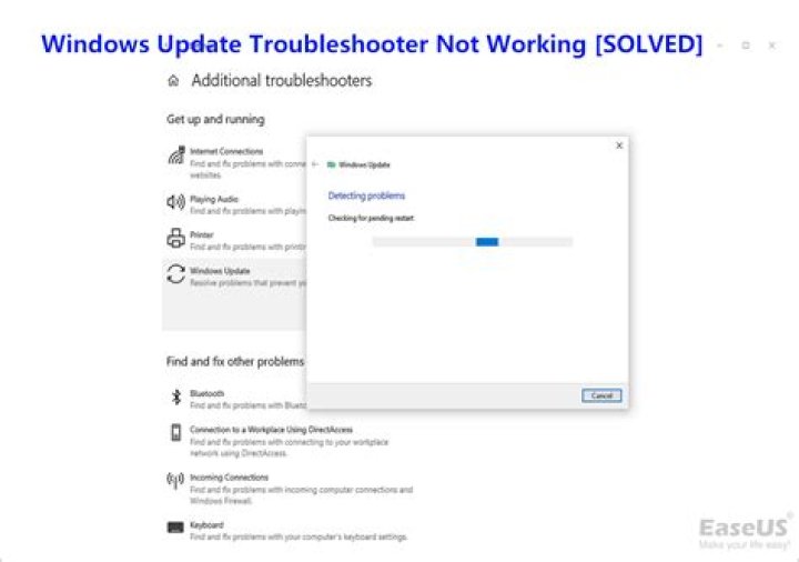 windows update troubleshooter