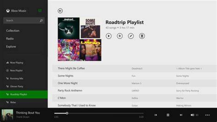 xbox music app windows 8